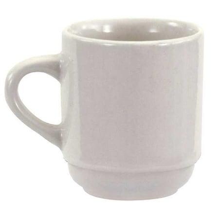 Crestware Bright White Alpine White Narrow Rim Cup 3-1/2 oz., Pk36 AL10