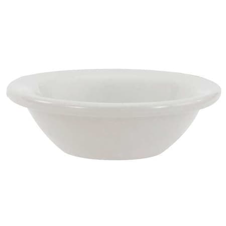 Crestware Fruit Bowl, 4 oz., Ceramic Bright White PK36 AL31