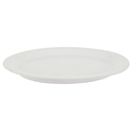 Crestware Platter, 9-5/8 x 8 In., Bright White, PK24 AL51