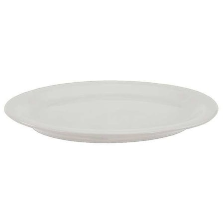 Crestware Platter, 11-1/2x9-5/8 In, Alp Wht, PK24 AL52