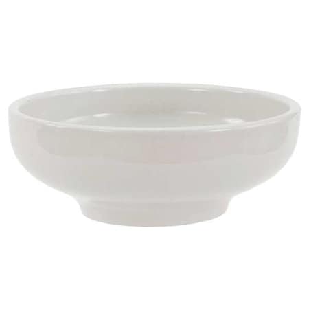 Crestware Footed Nappie Bowl, 16 oz., Ceramic Bright White PK12 AL63