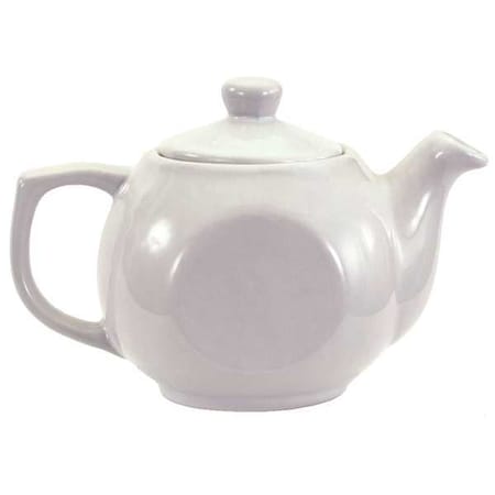 Crestware Tea Pot, 14 oz. Ceramic White PK12 AL74