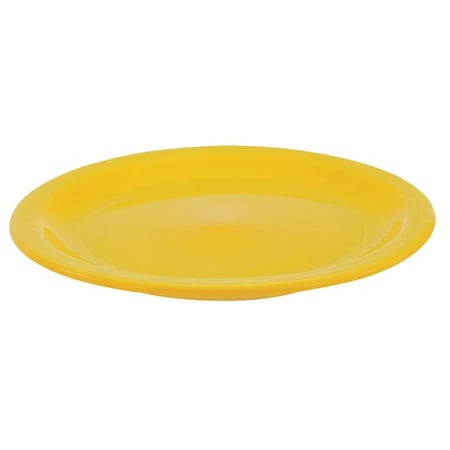 Crestware Plate, 7-1/2", Ceramic Blue, Orange, Rose, Sage, Teal, Yellow PK36 BP43