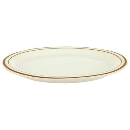 Crestware Platter, 11-1/2 x 9-5/8 In., Brown, PK24 SC52