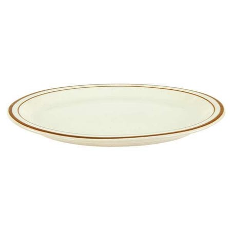 Crestware Platter, 13-1/2 x 10-5/8 In., Brown, PK12 SC53