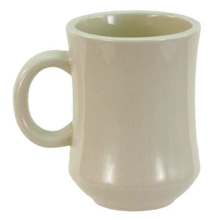Crestware Bone White Dover Narrow Rim Mug 7-1/2 oz., Pk36 CM41W