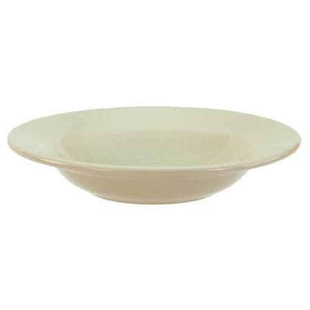 Crestware Rimmed Soup Bowl, 12 oz., Ceramic Bone White PK24 CM61
