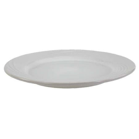 Crestware Plate, 9", Ceramic Bright White PK24 FR44