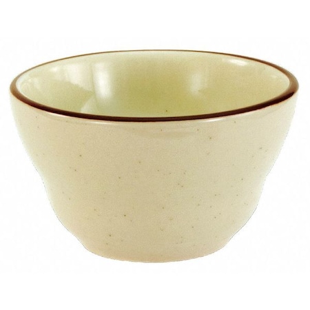 Crestware Bouillon Cup, 8 oz., Ceramic Brown Speckled w/Double Band PK36 SC12