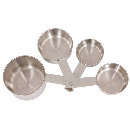 Crestware Measuring Cup Set, 1/4, 1/3, 1/2, and 1 Cup MEACPHD