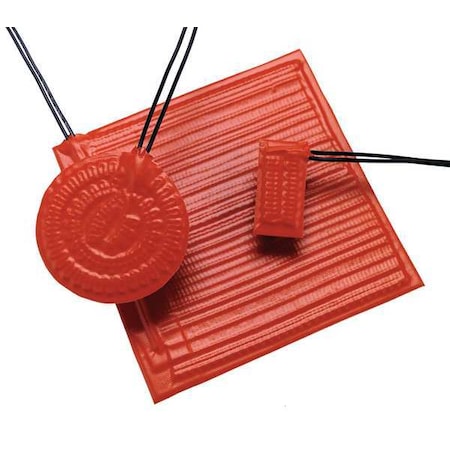 Briskheat Heating Blanket, 120VAC, 1440W, Power Density: 5.0W/in2, 12"W x 24"L GSRMU0512241