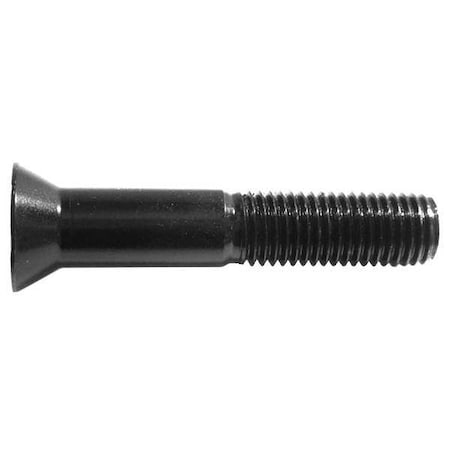 Zoro Select 7/8"-9 Socket Head Cap Screw, Flat, Black Oxide Alloy Steel, 4 in Length 102536G