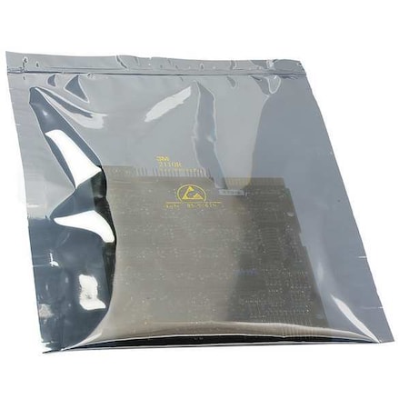 Scs Mtl Ot Static Shielding Bg, 10x12, PK100 1501012