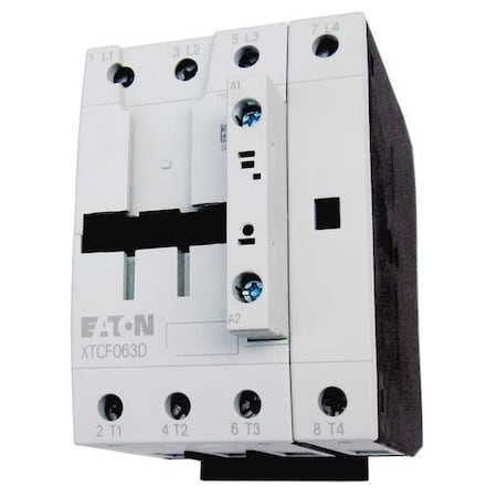 Eaton IEC Magnetic Contactor, No Auxiliary Contacts, 24V AC, 4 P, Non-Reversing, Screw XTCF063D00T