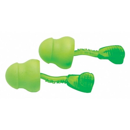 Moldex Glide Reusable Foam Ear Plugs, Pod Shape, 30 dB, Green, 100 PK 6940