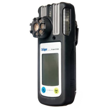Draeger Sgl Gas Detector, H2O2, Alkaline Battery 4542155