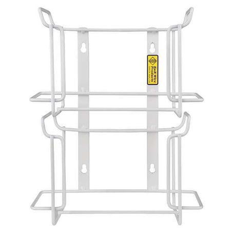 R&B Wire Products Vertical Glove Dispenser, Steel, Holds (2) Boxes , White 552