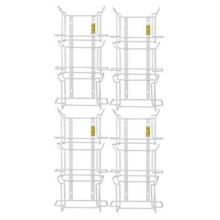 R&B Wire Products Vertical Glove Dispenser, Steel, Holds (3) Boxes , White 553B