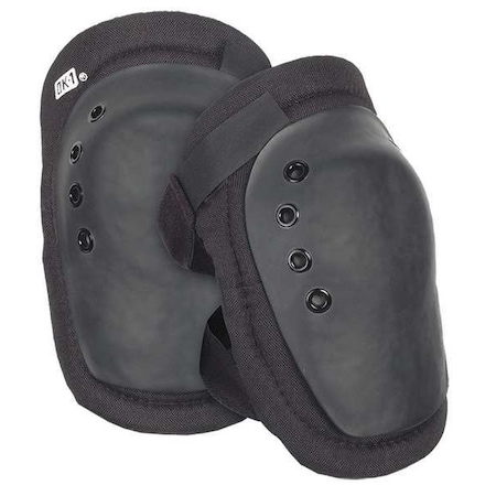Ok-1 Knee Pad, Hard Shell, Foam Pad, Plastic Cap, hook-and-loop Closure, 1 Straps, Black, Universal OK-KP-210
