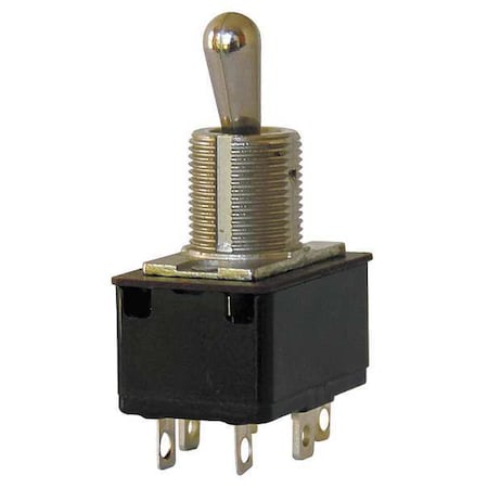 EATON Toggle Switch, SPST, 10A @ 250V, Solder Lug 7546K38