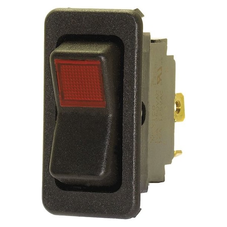 Eaton Rocker Switch, Off/None/On, 1/4 In Tab 8005K23N113V22