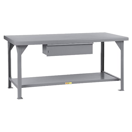 LITTLE GIANT Workbench, Steel, 60" W, 30" D WW-3060-HD