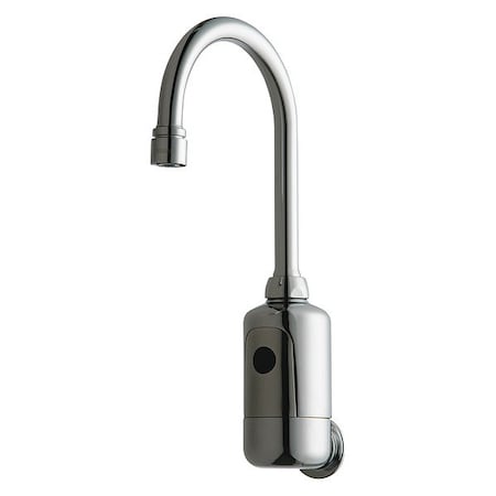 Chicago Faucet Gooseneck Electonic Sensor Faucet, 2 Handles 116.114.AB.1T
