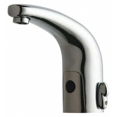 Chicago Faucet Electronic Sensor Hytronic Traditional Sink Faucet W/ Dual, Single Hole Mount, Chrome plated 1 Hole 116.121.AB.1T