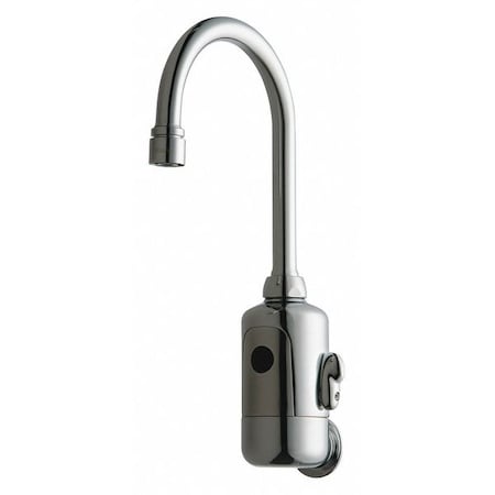Chicago Faucet Gooseneck Electonic Sensor Faucet, 2 Handles 116224AB1T
