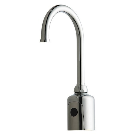 Chicago Faucet Electronic Sensor Single Hole Mount, 1 Hole Bathroom Faucet, Chrome plated 116.427.AB.1T