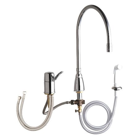 Chicago Faucet Single Lever Lavatory Faucet 2304-GN10AE3SWGAB