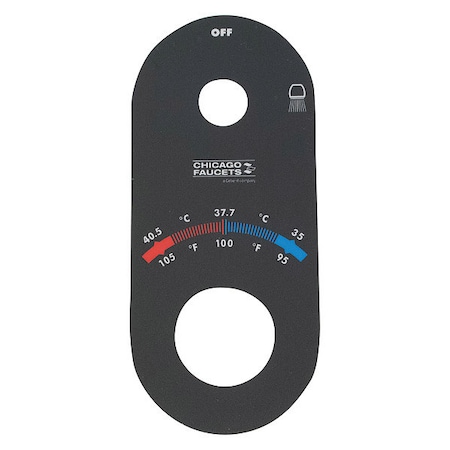 Chicago Faucet Decal 2500-020JKNF