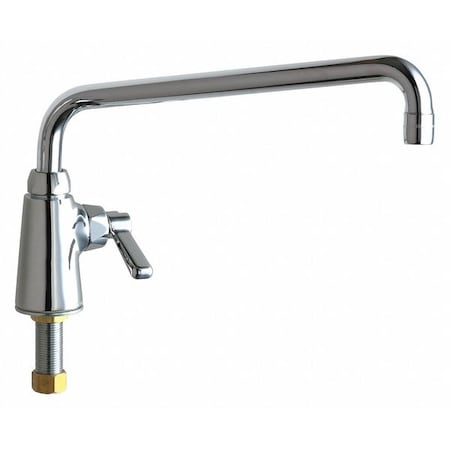 Chicago Faucet Manual Pantry Sink Faucet, Single Hole Mount, Chrome plated 1 Hole 349-L12ABCP