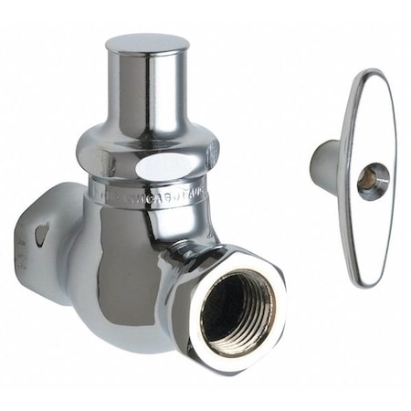 Chicago Faucet Straight Stop Fitting With Loose Key 45-LKCABCP