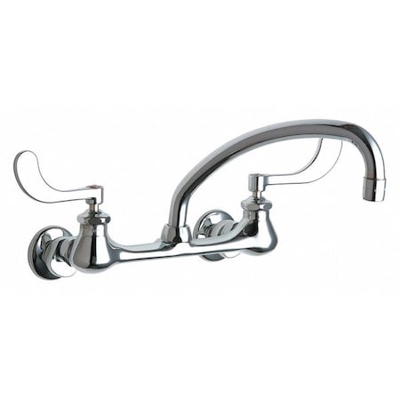 Chicago Faucet Dual-Handle Sink Faucet, 7-1/4" to 8-3/4" Adjustable Mount, Chrome plated 631-L9ABCP