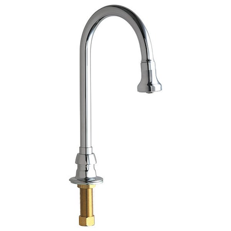 Chicago Faucet Remote Rigid/Swing Gooseneck Spout 626-GN2BE4ABCP