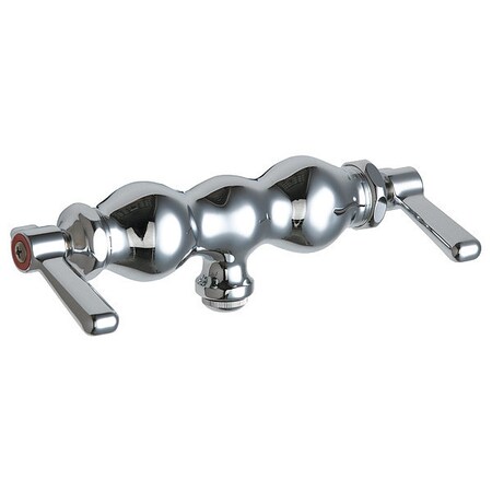 Chicago Faucet Dual-Handle Wash Sink Faucet, Chrome plated 65-261LEAAB