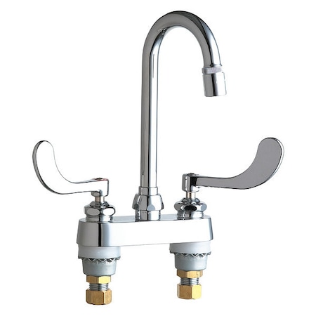 Chicago Faucet Manual Bar/Pantry Faucet, 4" Mount, Chrome plated 895-317E29XKABCP