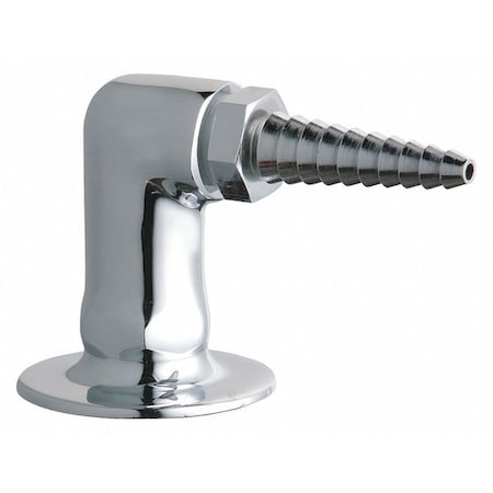 Chicago Faucet Flange With Serrated Hose Nozzle 988-WSCP