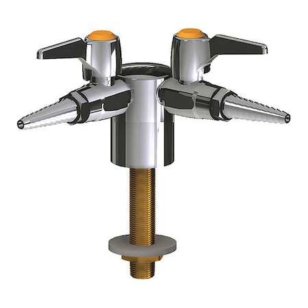 Chicago Faucet Turret With Two Ball Valves 982-WS909CAGCP