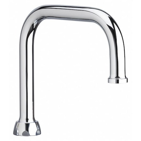 Chicago Faucet 6 1/4In Rigid / Swing Double-Bend Spout DB6JKABCP