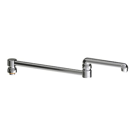 Chicago Faucet Double Jntd Swg Spout DJ18E1JKABCP