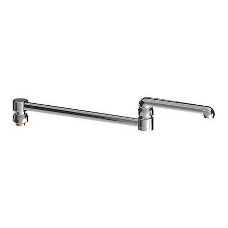Chicago Faucet Double Jntd Swg Spout DJ18LEOJKAB