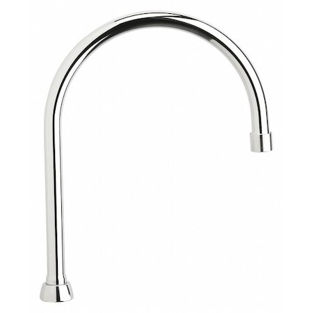 Chicago Faucet 8In Rigid / Swing Gooseneck Spout GN8BJKABCP
