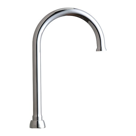 Chicago Faucet 5 1/4In Rigid / Swing Gooseneck Spout GN2JKABCP