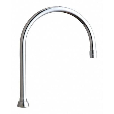 Chicago Faucets 8in Gn Spout W E35 Aerator Gn8ae35jkabcp Zoro Com