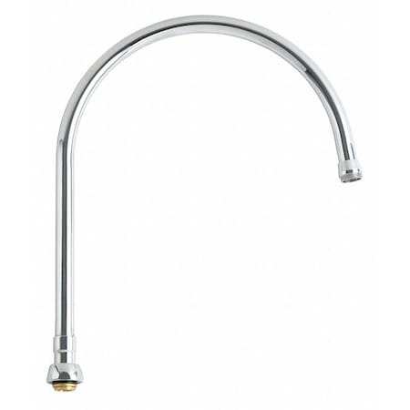 Chicago Faucet 12 In. Gooseneck Swing Spout GN12ASWGJKABCP