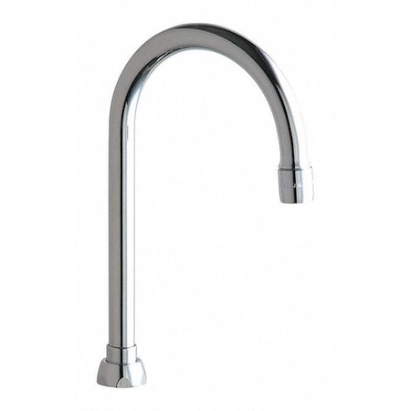 Chicago Faucet 5 1/4 In. Rigid/Swing Gooseneck Spout GN2AE35JKABCP