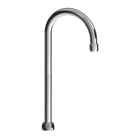 Chicago Faucet 5 1/4In Rigid / Swing Gooseneck Spout GN2AH13E3JKABCP