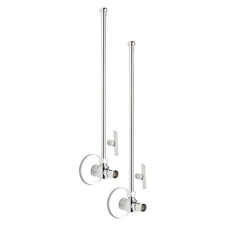 Chicago Faucet Angle Stop Ball Valve With Supply STB-11-11-PR-AB